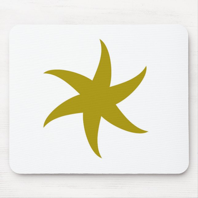 Gold Star Mouse Mat (Front)