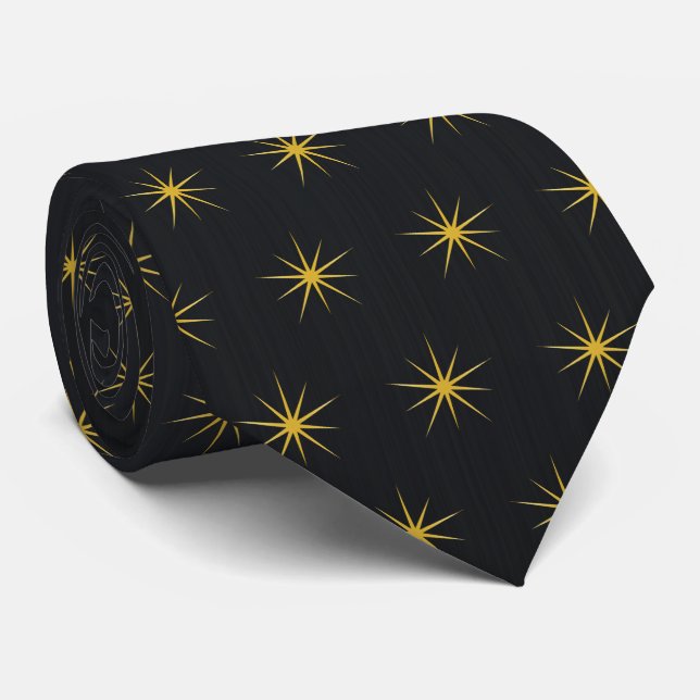Gold Star Neck Tie (Rolled)