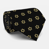Gold Star Of David Universe Black