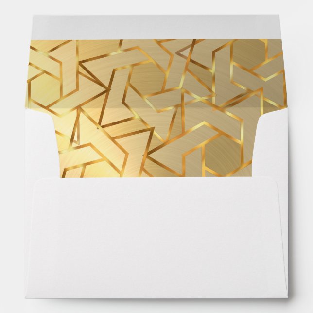Gold Star of David with Any Colour Envelopes (Back (Bottom))