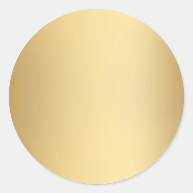 Gold Star Round Seals And Stickers (Front)