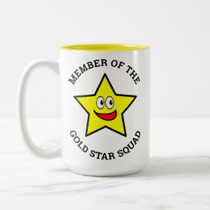 Gold Star Squad Member Two-Tone Coffee Mug