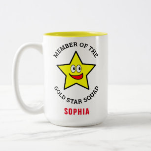Gold Star Squad Member Two-Tone Coffee Mug