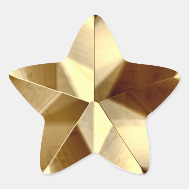 Gold Star Sticker (Front)