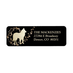 Gold Star Swirl Belgian Tervuren Dog