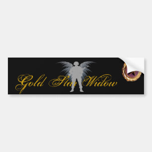 Gold Star Widow Bumper Sticker