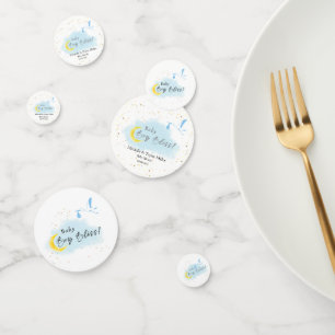 Gold Starlit Baby Boy Bliss Stork Special Delivery Confetti