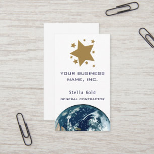 Gold Stars Business Card