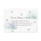 Gold Stars & Clouds Please Bring a Book Card