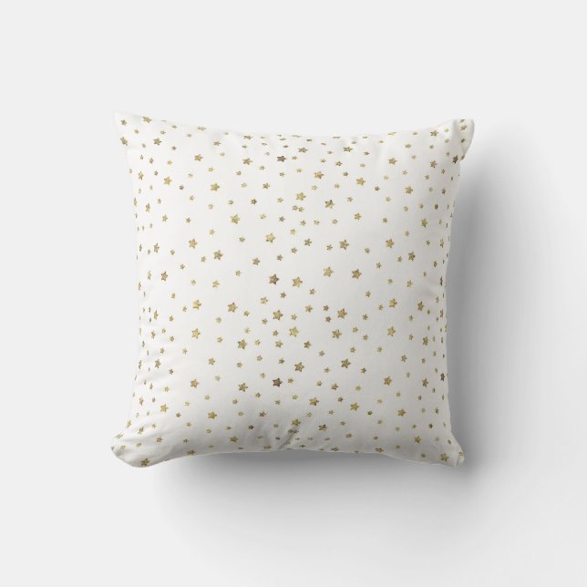 Gold Stars Cushion (Front)