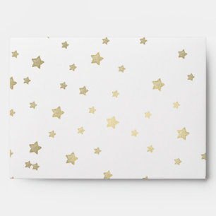 Gold Stars Envelopes
