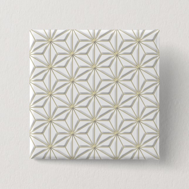 gold stars light 15 cm square badge (Front)