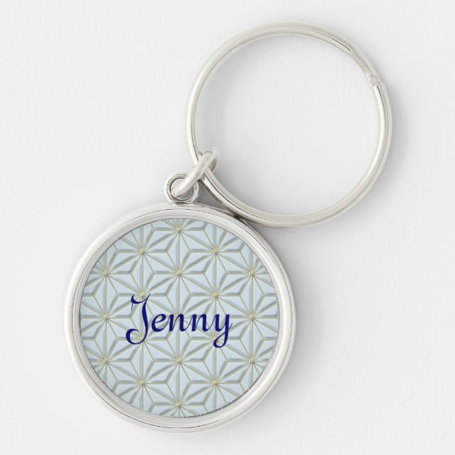 gold stars light key ring (Front)