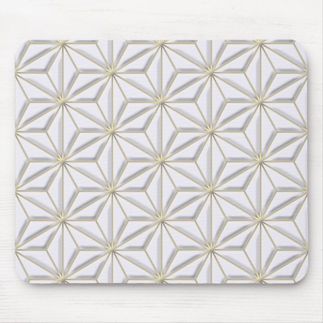 gold stars light mouse mat (Front)