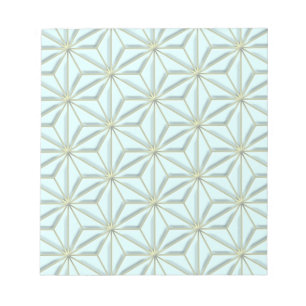 gold stars light notepad