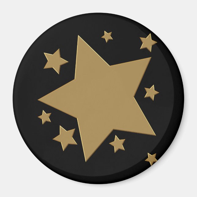 Gold Stars Magnet (Front)