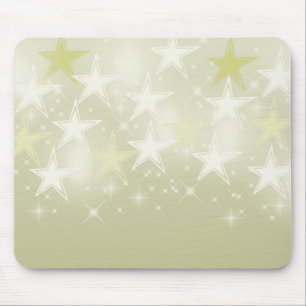 Gold Stars Mouse Mat