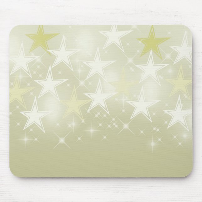 Gold Stars Mouse Mat (Front)