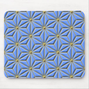 gold stars mouse mat