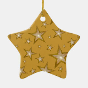 Gold Stars ornament star gold