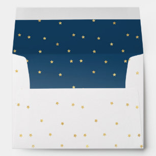 Gold Stars Sky Shine Bright Envelopes