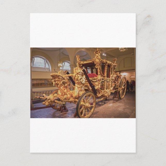 Gold State Coach London Postcard (Front)