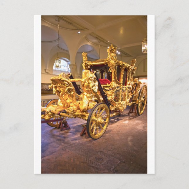 Gold State Coach London Postcard (Front)