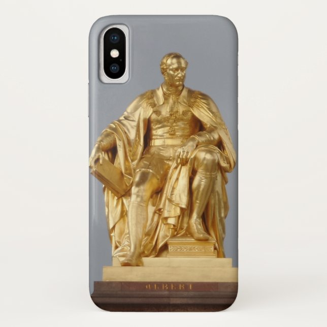 Gold Statue Apple iPhone X, Barely There PhoneCase Case-Mate iPhone Case (Back)