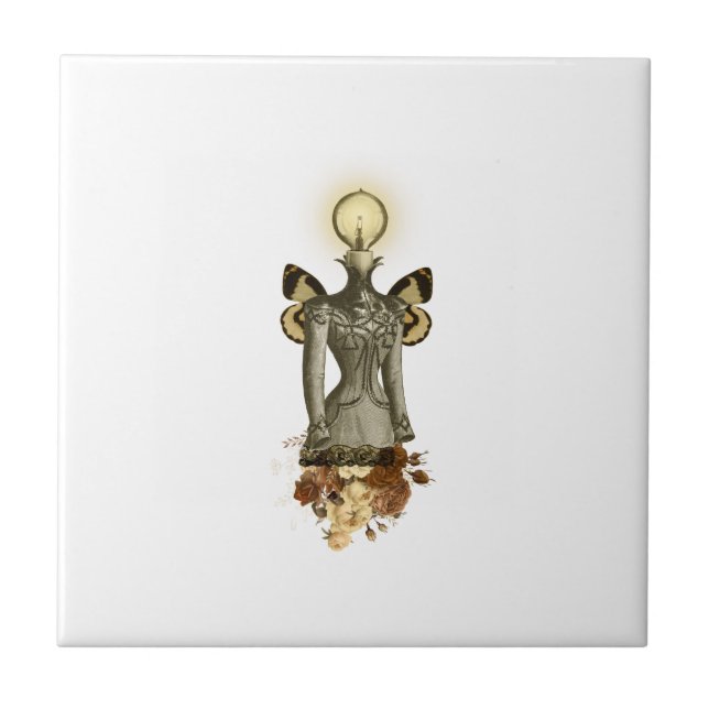 Gold SteamPunk Series Design 3 Tile (Front)