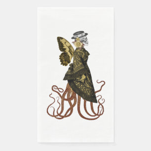 Gold SteamPunk Series Design 5 Napkin