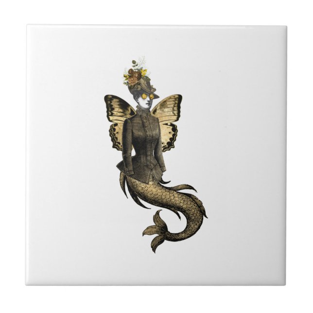 Gold SteamPunk Series Design 7    Tile (Front)