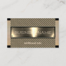 Gold Steel Business Card