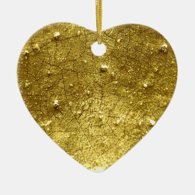 Gold stone ceramic tree decoration (Front)