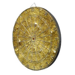 Gold stone dartboard