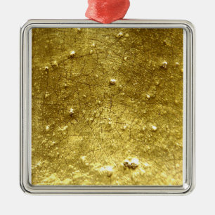 Gold stone metal tree decoration