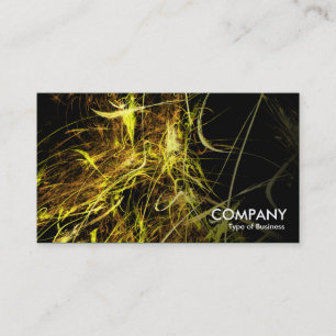 Gold Strands Fractal Business Card