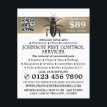 Gold Strip - Black Cockroach - Pest Control Flyer<br><div class="desc">Gold Strip - Black Cockroach - Pest Control Advertising Flyer by The Business Card Store.</div>