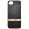 Gold Stripe Faux Dark Grunge Metal with Name