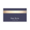 Gold Striped Modern Stylish Navy Blue