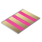 Gold Striped | Notebook
