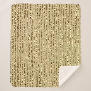 Gold Stripes: Abstract Vintage Background Sherpa Blanket