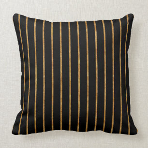 Gold Stripes Cushion