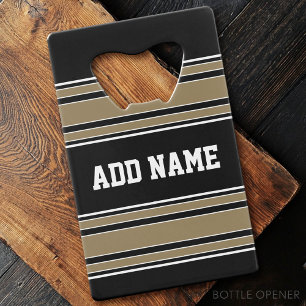 Gold Stripes Sports Jersey Name - CAN EDIT COLOR