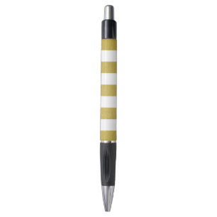 Gold Stripes, White Stripes, Striped Pattern