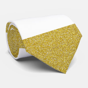 Gold Stripes, White Stripes, Striped Pattern Tie