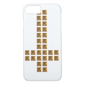Gold Studded Inverted Cross iPhone 8/7 Case