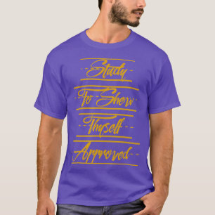 Gold Study Hebrew Root Movement Torah Yahweh T-Shirt