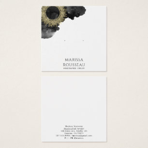 Gold Sun Mandala Stud Earring Display Cards