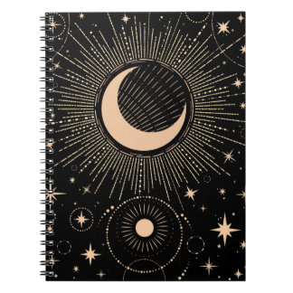 Gold sun notebook