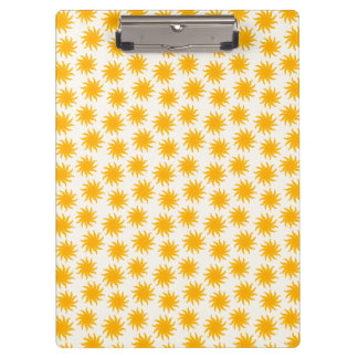 Gold Sunburst Pattern Clipboard